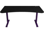 Arozzi Arena 63"W Gaming Desk, Deep Purple/Black (ARENA-NA-DP-BK)