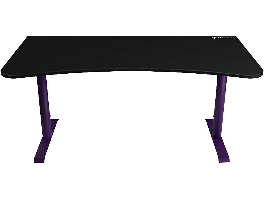 Arozzi Arena 63"W Gaming Desk, Deep Purple/Black (ARENA-NA-DP-BK)