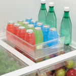 iDESIGN Medium Stackable Plastic Storage Bin, Clear, 2/Pack (03062W)