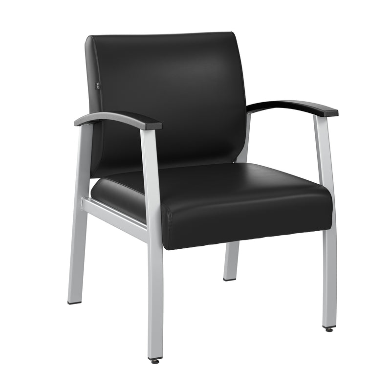Bush Business Furniture Arrive Vinyl Guest Chair, Black (CH3901BVL-03)