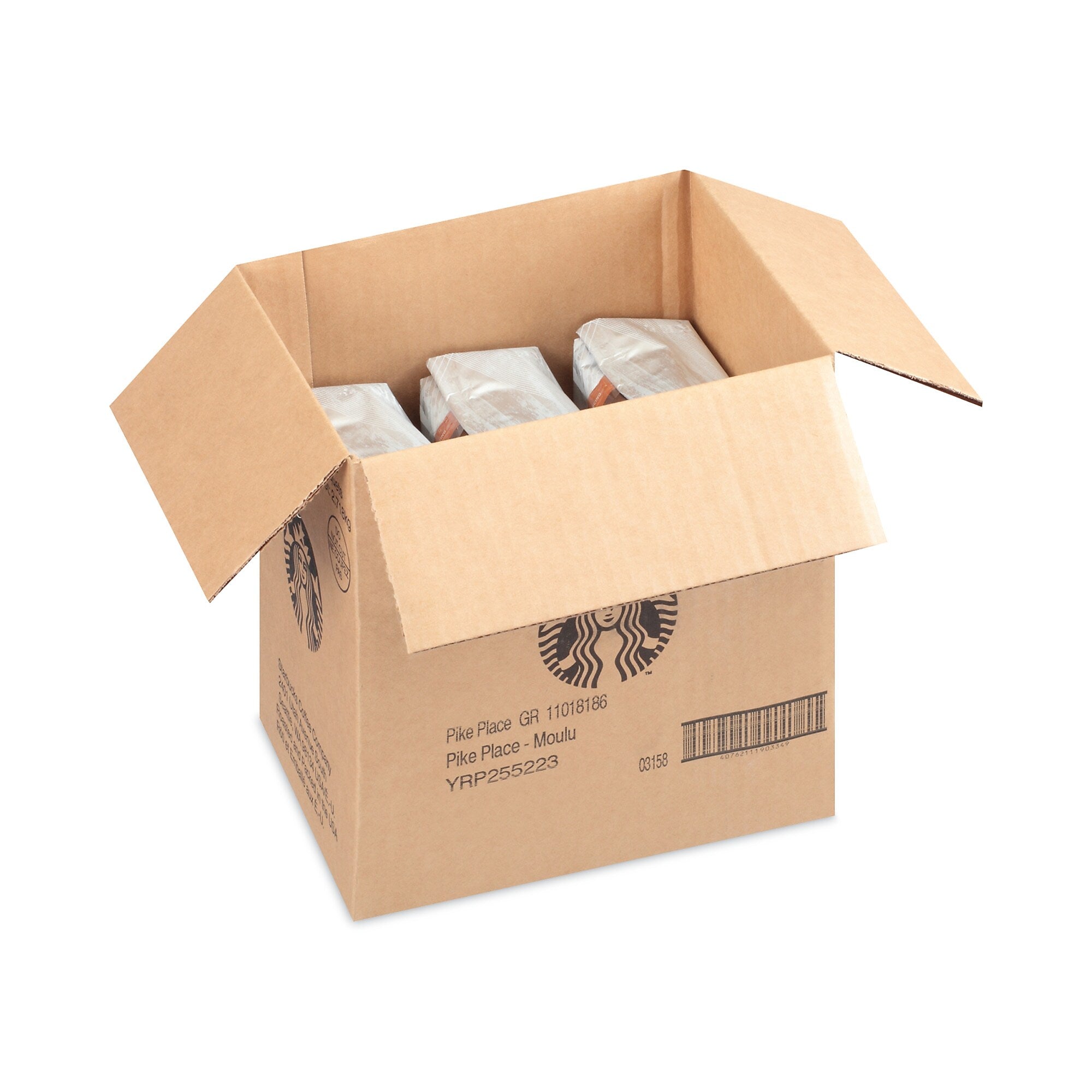 Starbucks® Coffee, Pike Place, 1 lb Bag, 6/Carton