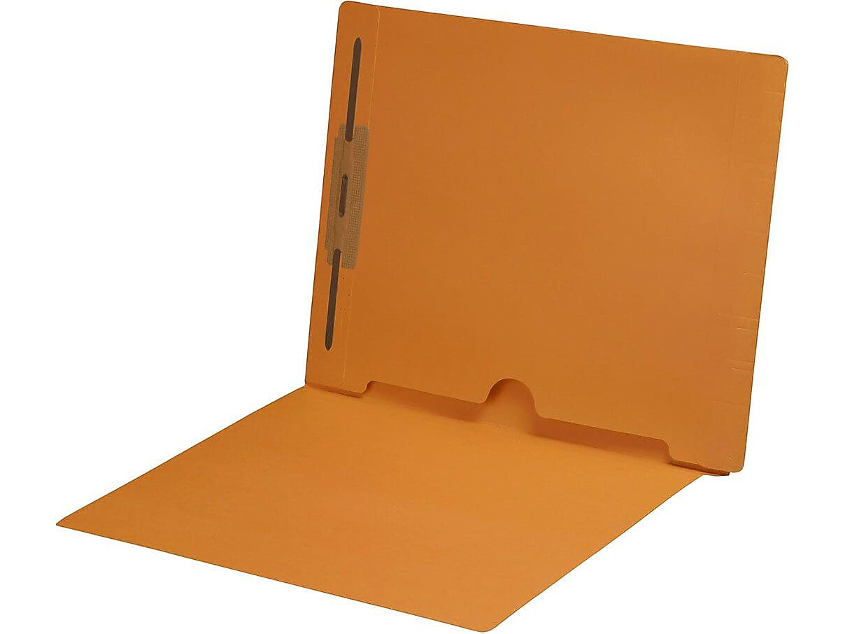 Medical Arts Press Recycled End Tab File Folder, Straight Cut, Letter Size, Goldenrod, 50/Box(50644GD)