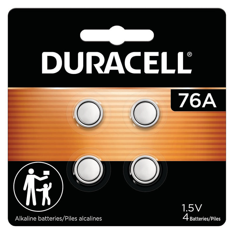 Duracell 76A Alkaline Battery, 4/Pack (PX76A675-4PK)