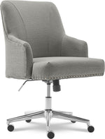 Serta Leighton Fabric Home Office Chair, Medium Gray (48445)