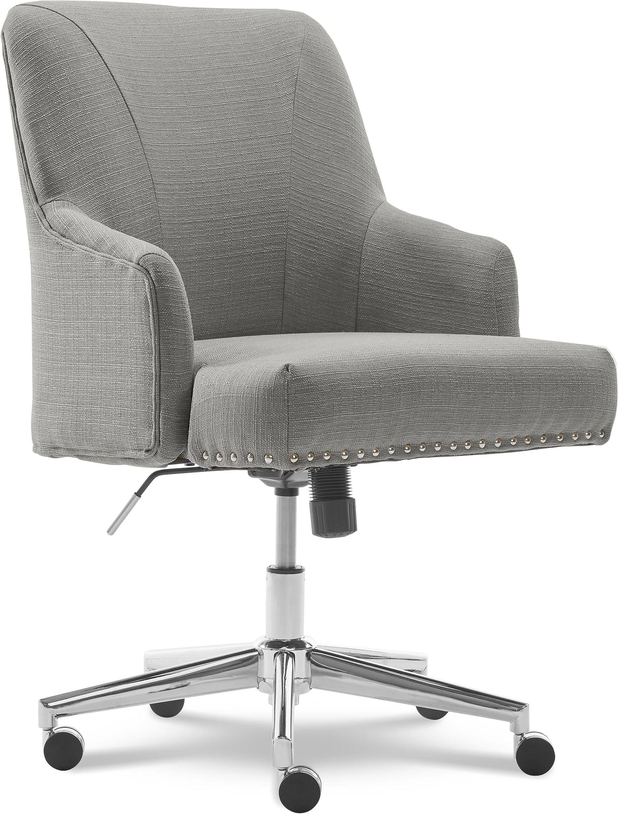 Serta Leighton Fabric Home Office Chair, Medium Gray (48445)