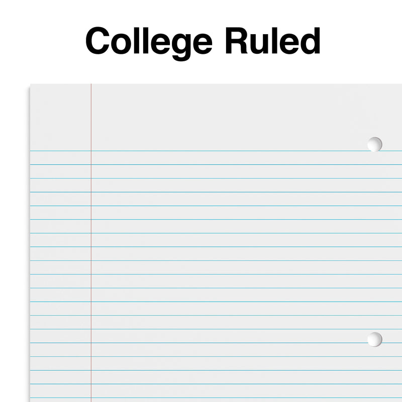 Staples 1-Subject Notebook, 8" x 10.5", College Ruled, 70 Sheets, Blue (ST27500C)