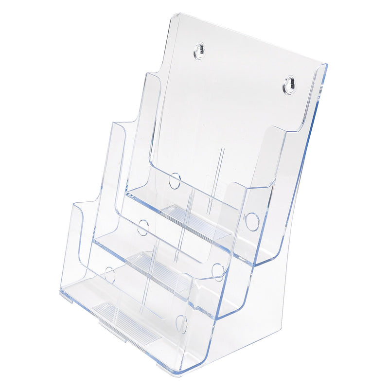 Staples® Literature Holder for Magazines, 8.25" x 11.7", Clear Plastic (77301)