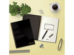 Carpe Diem 1-Subject Notebook, 7.5" x 9.75", Wide-Ruled, 80 Sheets, Black (9375-CD)