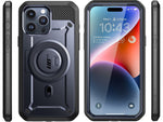 SUPCASE Unicorn Beetle PRO MAG Rugged Case for iPhone 15 Pro Max, Shock-Absorbing, Dark Blue (SPH23MX67MGPSMN)