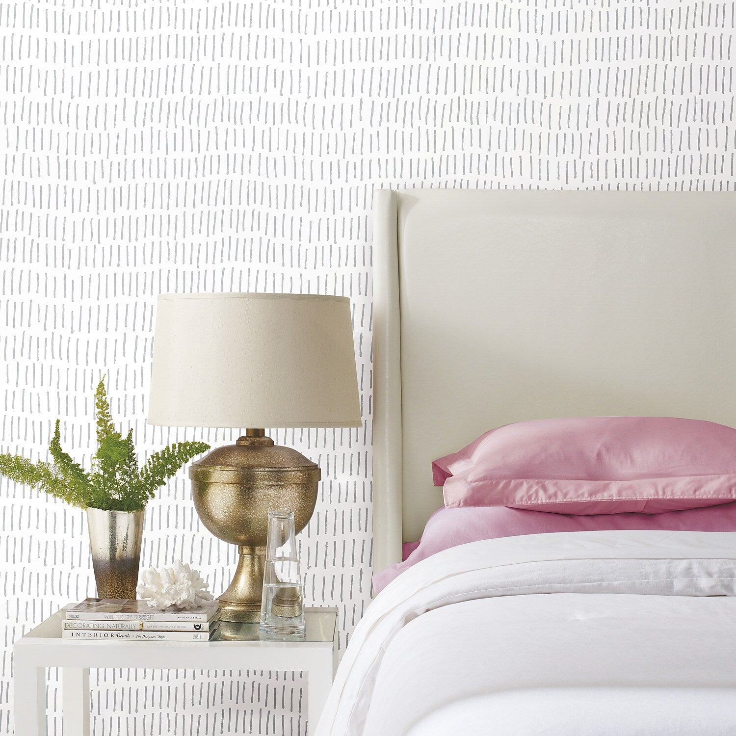 York Wallcoverings Tick Mark Peel and Stick Wallpaper (RMK11364WP)