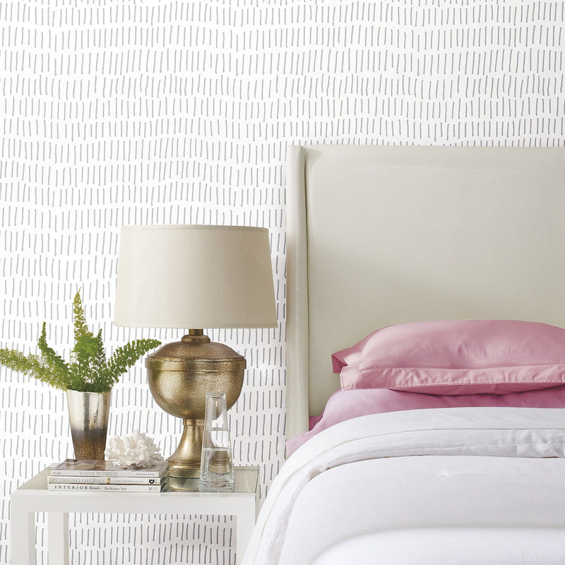 York Wallcoverings Tick Mark Peel and Stick Wallpaper (RMK11364WP)
