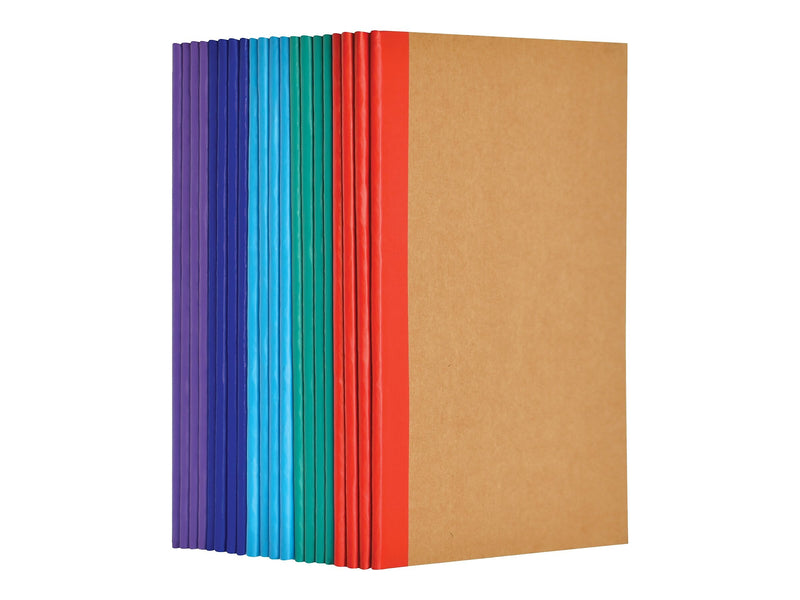 Better Office Customizable Notebook, 5.5" x 8.3", 30 Sheets, Kraft, 20/Pack (25031-20PK)