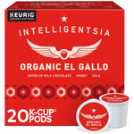 Intelligentsia Organic El Gallo Coffee Keurig® K-Cup® Pods, Light Roast, 20/Box (5000371867)