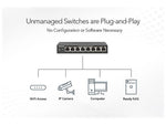 Netgear 24-Port Gigabit Ethernet High-Power PoE+ Unmanaged Switch, Gray (GS524PP-100NAS)
