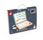 Janod Magnetic 4-in-1 Mobile Board, Multicolor (J09626)