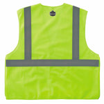 Ergodyne GloWear 8215BA High Visibility Sleeveless Safety Vest, ANSI Class R2, Lime, Large (21075)