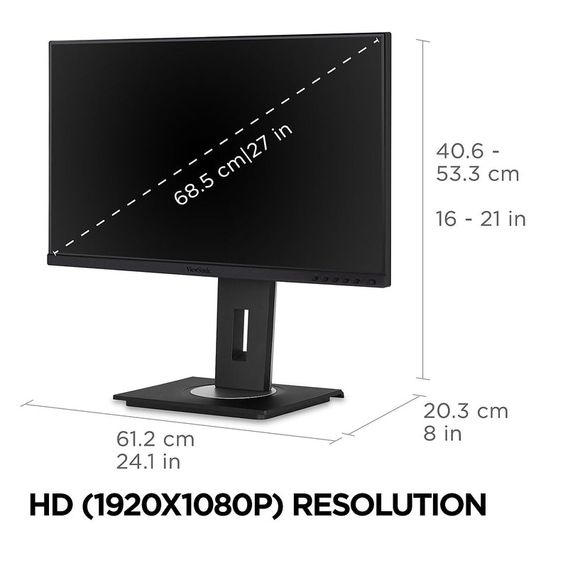 ViewSonic 27" 60Hz LED Monitor, Black (VG275 )