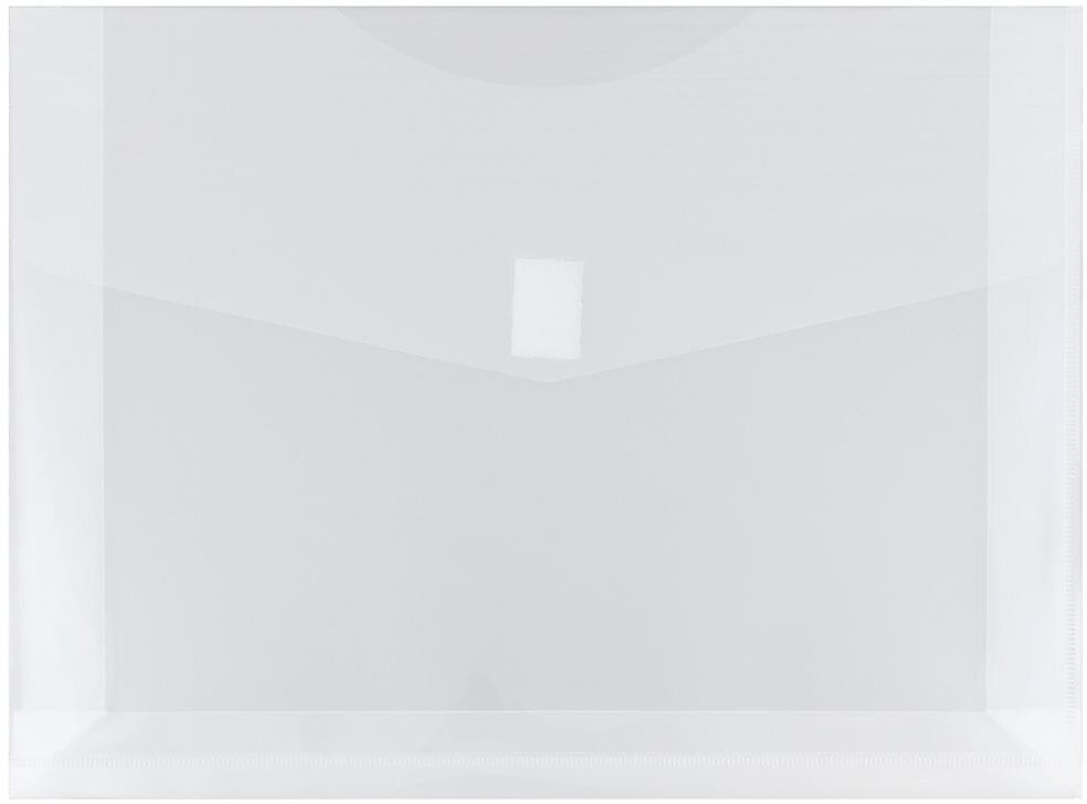 JAM Paper Premium Plastic Document File, Letter, Clear, 3/Pack (218V2CLX3)