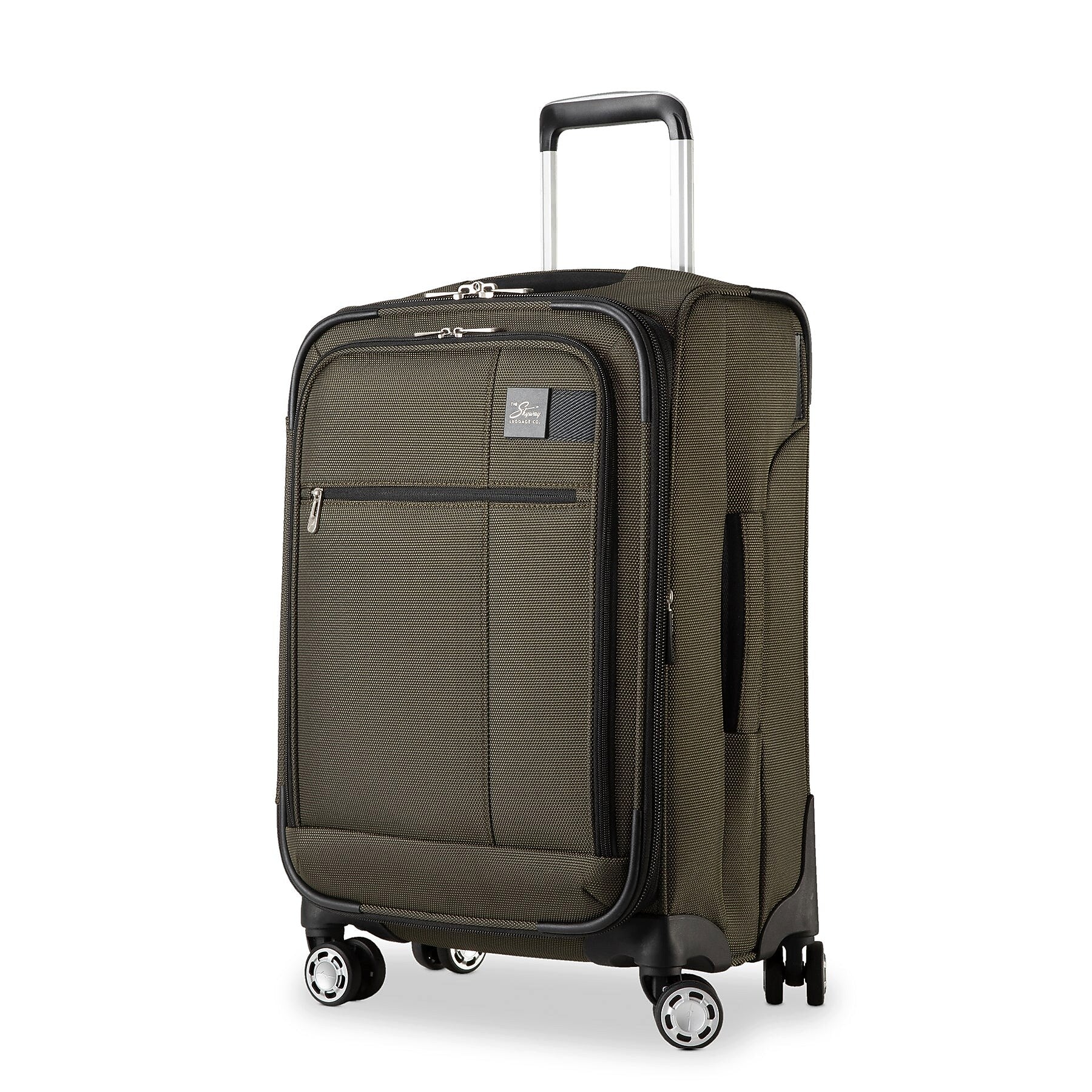 Skyway Luggage Sigma 7.0 20" Carry-On Suitcase, 8-Wheeled Spinner, Pine (177-20"305-4WB)
