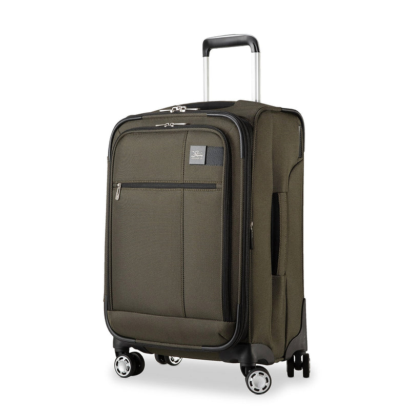 Skyway Luggage Sigma 7.0 20" Carry-On Suitcase, 8-Wheeled Spinner, Pine (177-20"305-4WB)