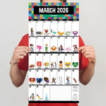 2026 TF Publishing Every Day is a Holiday 12" x 12" Monthly Wall Calendar (26-1108)