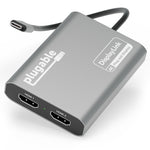 Plugable Dual Monitor USB-C to HDMI Adapter (USBC-6950M)