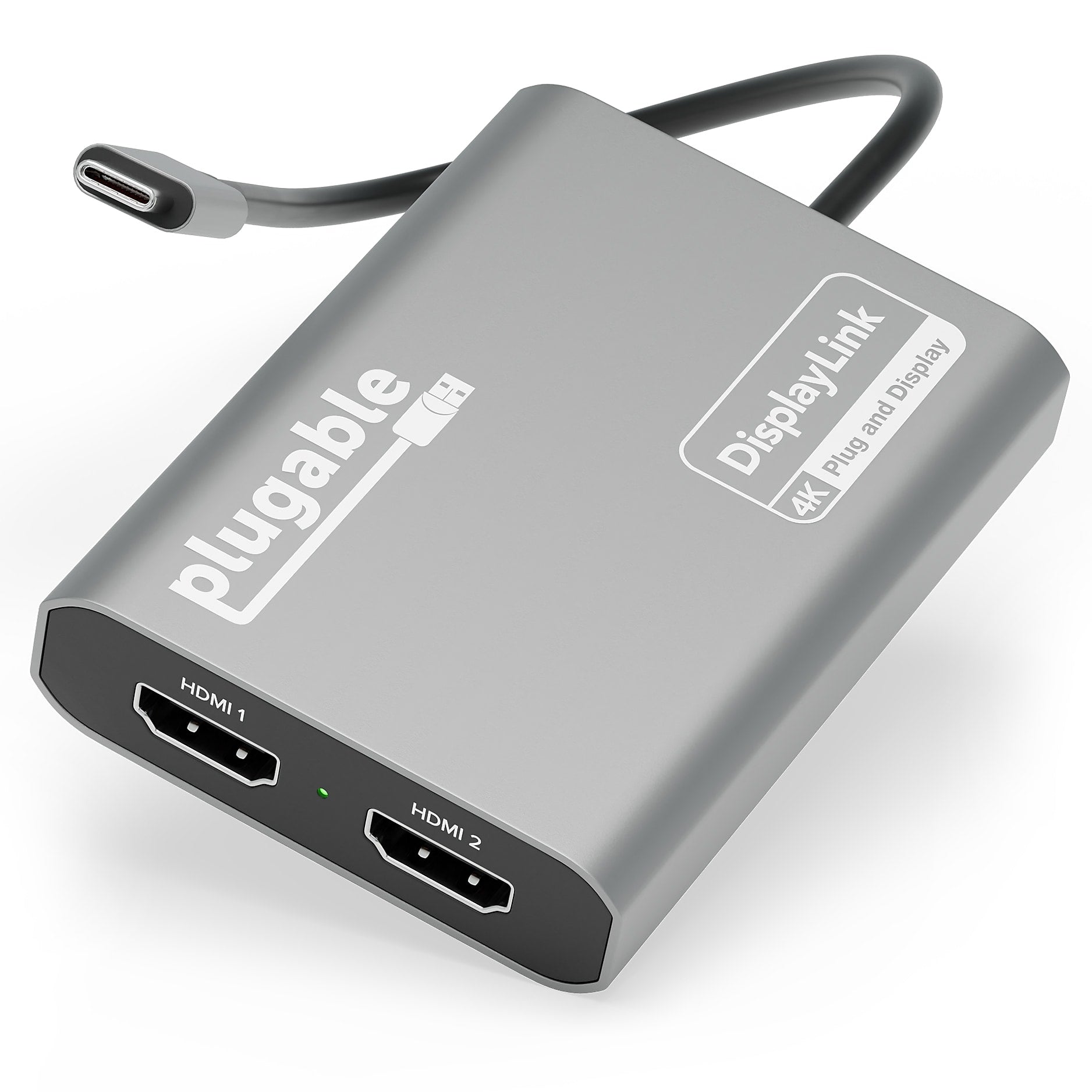 Plugable Dual Monitor USB-C to HDMI Adapter (USBC-6950M)