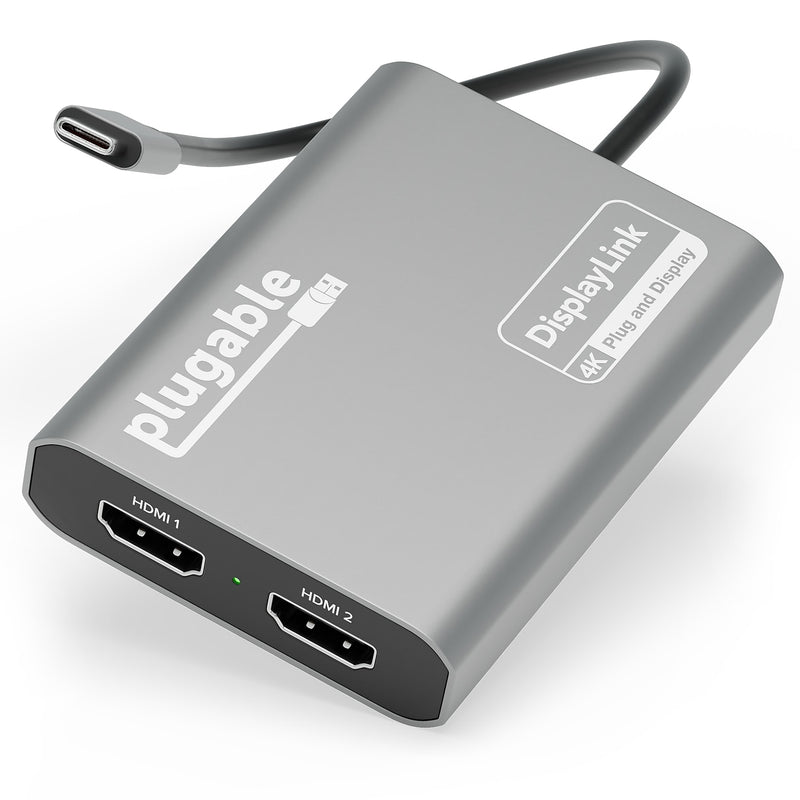 Plugable Dual Monitor USB-C to HDMI Adapter (USBC-6950M)