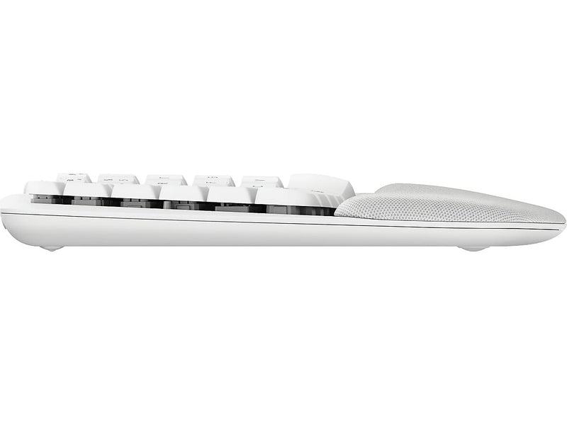Logitech Wave Keys Wireless Ergonomic Keyboard, White (920-012402)