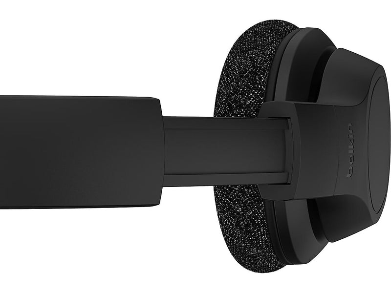Belkin SoundForm Adapt Noise Canceling Bluetooth Headset, USB-C/3.5 mm (AUD005BTBLK)