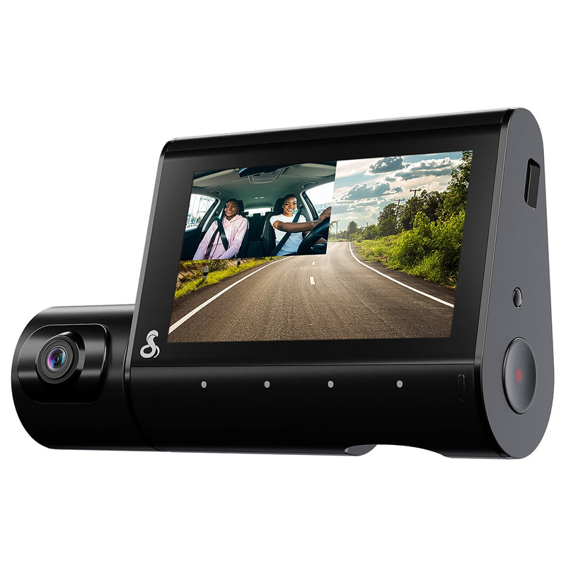 Cobra SC 220C Front 1440p & Interior 1080p Smart Dash Cam with GPS, Wi-Fi & microSD Card, Black (SC220C)