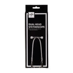 Medline Dual Head Stethoscope, Black (MDS926201)
