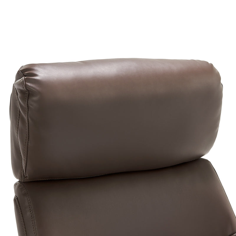 La-Z-Boy Greyson Ergonomic Bonded Leather Swivel Executive Chair, Brown (CHR10086C)