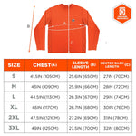 Chill-Its 6689 High Visibility Long Sleeve T-Shirt, Orange, Medium (12178)