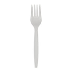 Dixie Ultra SmartStock Series-B Plastic Fork Refills, Medium-Weight, White, 960/Carton (SSF21P)