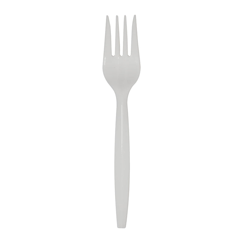 Dixie Ultra SmartStock Series-B Plastic Fork Refills, Medium-Weight, White, 960/Carton (SSF21P)
