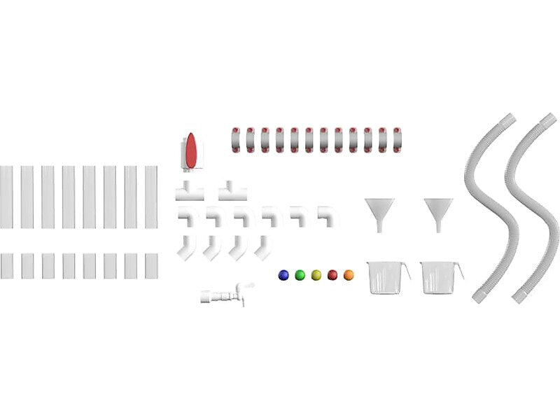 Flash Furniture Bright Beginnings Pipe Builder Set for Modular STEAM Walls (MK-ME14788-GG)