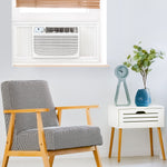 Keystone 25,000/24,700 BTU 230V Window/Wall Air Conditioner with Follow Me LCD Remote Control, White (KSTAW25C)