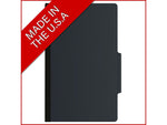Medical Arts Press Pressboard Classification Folder, 1 Divider, 2" Expansion, Legal Size, Black, 10/Box (DV-T52-14-3BLK)