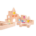 TickiT Wooden Building Gem Blocks, 39 Pieces (CTU73546)