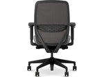 HON Nucleus Fabric/Mesh Swivel Task Chair, Frost/Black (HNR1KD.Y2.STC.A.H.IM.CU22.BL.SB.T)
