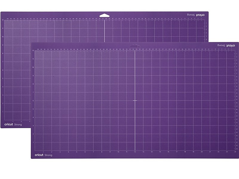 Cricut Die Cutting Strong-Grip Performance Machine Mat, Purple, 2/Pack (2009974)