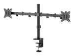 V7 Adjustable Dual Mounting Kit, Up to 32" Monitor, Black (DM1GCD)