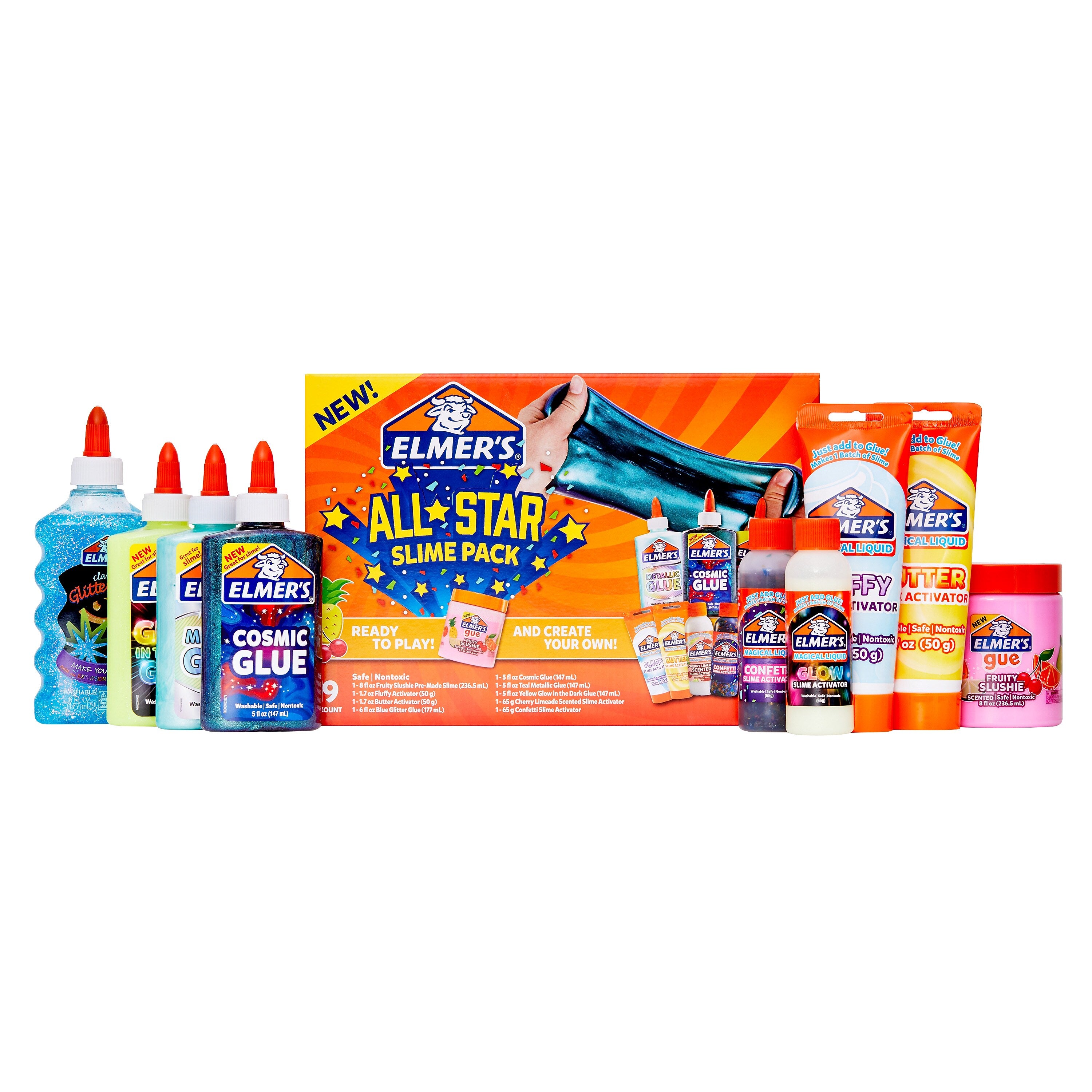 Elmer's All-Star Slime Kit, 9/Pack (2119929)