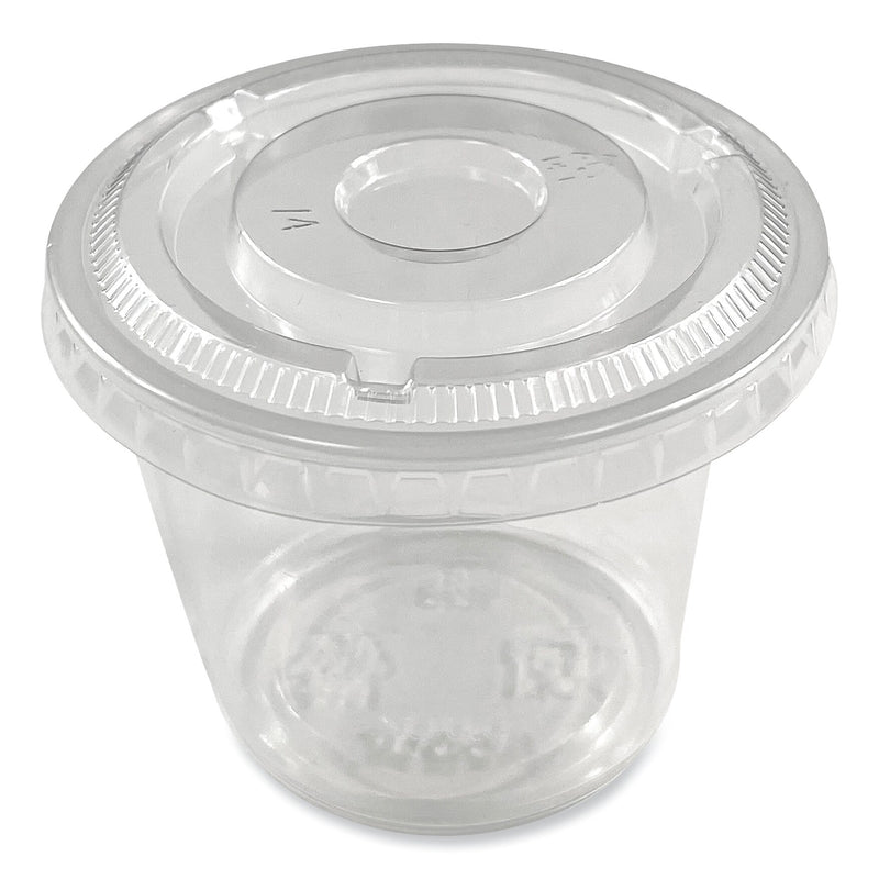 Boardwalk Souffle/Portion Cups, 5.5 oz Polypropylene, Translucent, 2,500/Carton