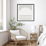 Amanti Art Modern Statement Stripes 2 by The Creative Bunch Studio Wood Framed Wall Art Print, 33" x 33" (A42677160265)