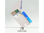 JOURNEY EZMO Magnetic MagSafe Wallet and Phone Stand, Dove Gray (JKW5LG)
