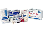 First Aid Only Metal First Aid Kit, ANSI 2021 Class A, 10 People, 76 Pieces (91323)