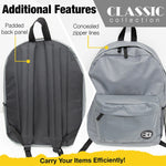 Bazic Classic Kids Laptop Compatible Backpack, Medium, Mustard Yellow, 2/Bundle (BAZ1062-2)