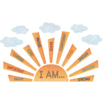 Teacher Created Resources Moving Mountains Road Trip Sun Positive Affirmations Bulletin Board Set, 17/Set (TCR9223)